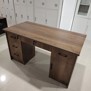 
Office computer desk writing desk staff desk with drawer financial desk clerk work desk office furniture desk