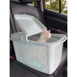Airline-Approved Breathable Portable Large Space Cat Carrier for Travel, Car Cat Bed for Small and Medium Dogs