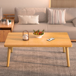 Small Coffee Table for Home Use, Suitable for Small Apartments, Simple Modern Sofa Side Table, Side Cabinet, Simple Corner Table, Trendy Solid Wood Small Square Table