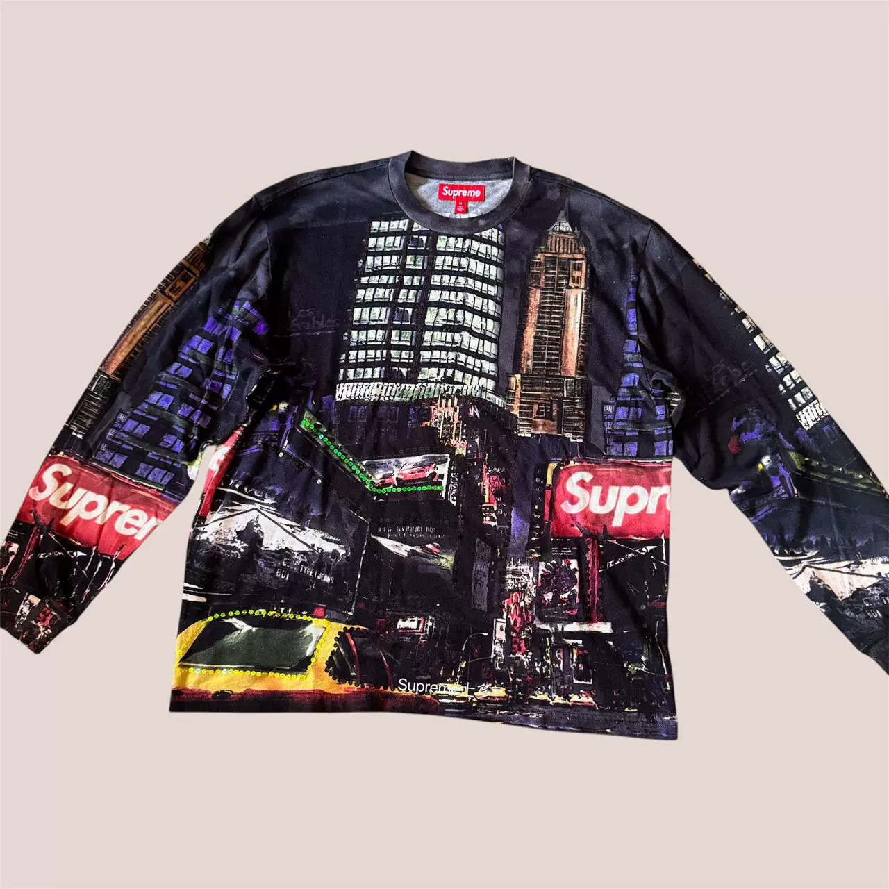 现货]SS25 Supreme Skyline Sequin L/S Top 大都会亮片长袖