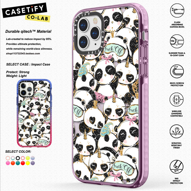 Hong Kong purchasing CASETiFY silly red panda suitable for IPHONE15/14/13/12/PROMAX mobile phone case