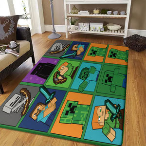 
TEMU floor mat minecraft series 2 home living room decorative floor mat non-slip flocked floor mat can be sent to JIT