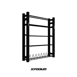 Xpodium Gym Storage Rack, Personal Trainer Equipment Rack, Personal Trainer Small Equipment Rack, Storage Rack, Kettlebell Rack