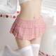 Be careful with mini mini skirt A -line skirt super mini skirt sexy low waist large size charming spring and summer