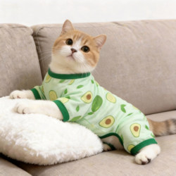 Cat Clothes Summer Four-Legged Sun Protection Shirt Thin Breathable Ragdoll British Shorthair Golden Tabby Anti-Shedding Pet Kitten Outfit