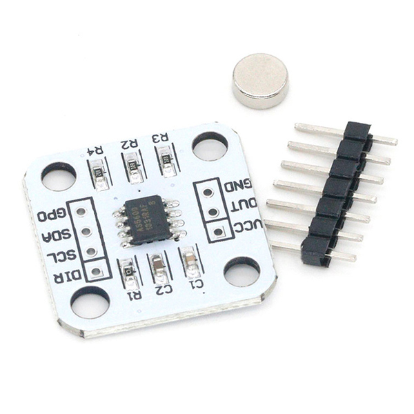 AS5600 Magnetic Encoder Sensor Module - 12bit High-Precision Magnet ...