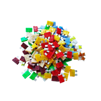 
Car fuse insert set mini small medium size micro M2 long feet 5A10A15A20A 30A