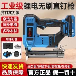 Electric F30 Lithium Battery Nail Gun, 20V Rechargeable Nail Gun for Home Use, Straight Nail Gun for Woodworking, Door Nails, and Framing
