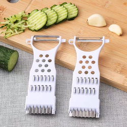 Plastic Peeler Multifunctional Vegetable Cutter, Slicing and Peeling Knife, Kitchen Helper Peeler