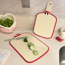 Food-Grade Cutting Board, Mold-Resistant and Antibacterial, for Home Kitchen Use, Suitable for Cutting Vegetables, Fruits, and Baby Food, Double-Sided Chopping Board