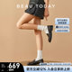 BeauToday genuine leather loafers for women in spring new BT British style leather shoes for women flat single shoes for women shallow mouth