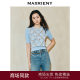 MAXRIENY sweet retro vine rhinestone pullover sweater women's high-end temperament women's decorative body look slim
