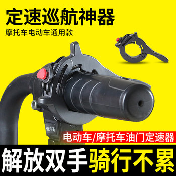 Electric vehicle cruise control throttle retainer