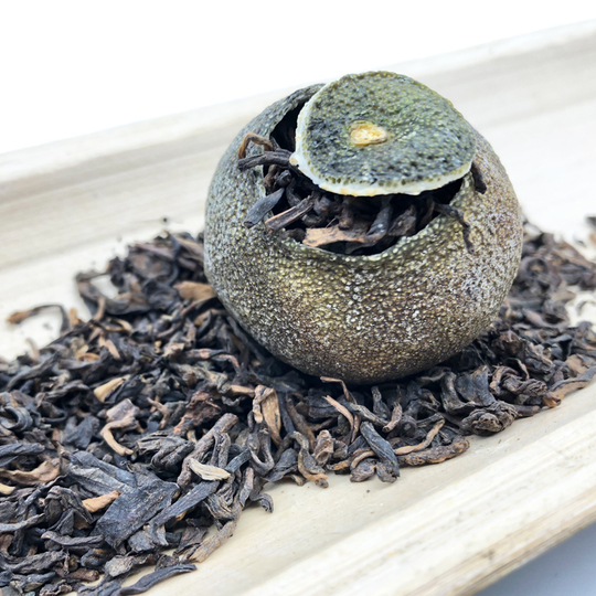 金裕明堂 プーアル茶 陳皮付き - 500g