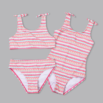 
Girls' heart children's printed swimsuit