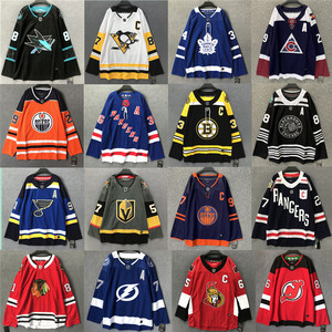 Justin Bieber tour the same trendy men and women ice hockey jersey T -shirts long -sleeved large size sweater tide men and women