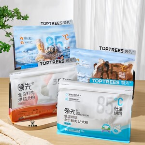 
The leading full-price baked dog food, duck meat, pear, goat milk, chicken, blueberry, beef, adult puppy food to reduce tear stains, large, medium and small dog food