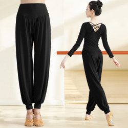 Dance Pants for Women, Practice Lantern Pants, Modal Top, Dancewear, Practice Clothes, Classical Carrot Pants, Modern Dance Pants