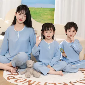 cotton pajamas parent-child long sleeve suit Latest Best Selling