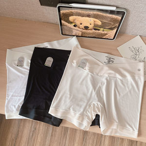 Pregnant women's safety pants anti -light leggings underwear di -pants short pants summer thin alternative low -waist trousers female
