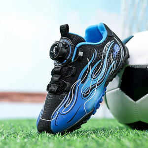 
New children's football shoes swivel buckle youth primary school students campus sports TF broken short spike running competition training shoes