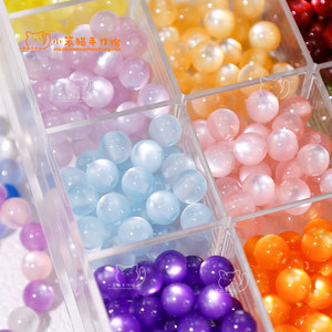 
8mm small light bulb full range of resin cat eye beads loose beads handmade diy beaded bracelet necklace jewelry accessories