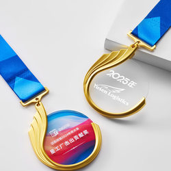 Creative Crystal Trophy Gold, Silver, Bronze Competition Outstanding Employee Annual Meeting Award Commemoration