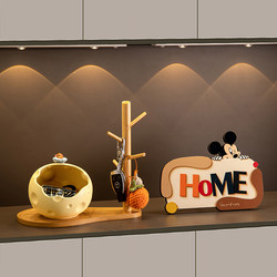 Cheese Key Holder Entryway Decoration Entrance Door Shoe Cabinet Cartoon Ornament Living Room Desktop Home Decor