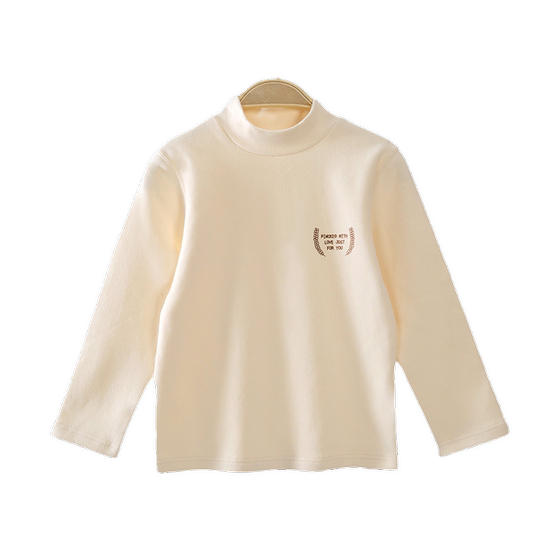 
Betis children's bottoming shirt spring and summer boys and girls pure cotton long-sleeved T-shirt baby inner wear top S