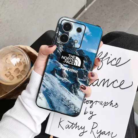 The North Face Supreme Phone Cases Covers Trendy Fashionable Xiaomi Redmi Note 13, Note 13 Pro 4G, Note 13 Pro 5G, Note 13 Pro+