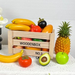 Simulated Fruit Model Ornaments, Plastic Vegetable and Fruit Set, Toy Food, Photography Props, Exhibition Hall Window Decoration