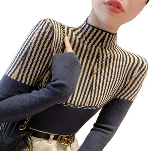 
Half-turtleneck sweater for women, autumn and winter fashionable 2025 new hot style slimming sweater inner layer