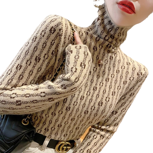
Turtleneck sweater women's bottoming shirt, fashionable and stylish 2025 new autumn and winter popular women's inner top