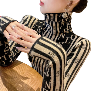 
Turtleneck sweater women's bottoming shirt autumn and winter 2025 new hot style slimming and fashionable sweater women's top
