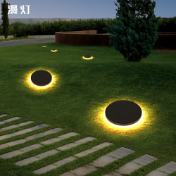 Solar lamp outdoor lawn lamp modern simple waterproof garden lamp J outdoor engineering lawn lamp garden landscape