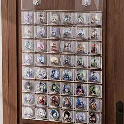 ins wall-mounted display rack bar millet storage box 48 compartments wall long storage rack wall hanging large capacity