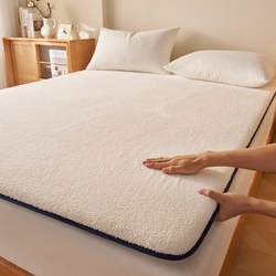 Winter Lamb Wool Mattress Pad, Home Bedding, Single Student Dormitory Thickened Warm Mattress Pad