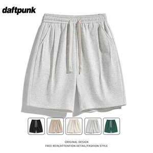 
Gray Heavy Shorts 2026 Summer Men's Loose Straight Design Pleat Sexy Tension Wear Five-Point Pants