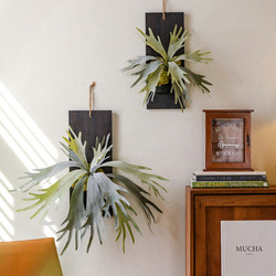 Artificial Green Plant, Antler Fern, Fake Flower, Artificial Flower Wall Hanging, Plant Wall Decoration, Decorative Ornaments
