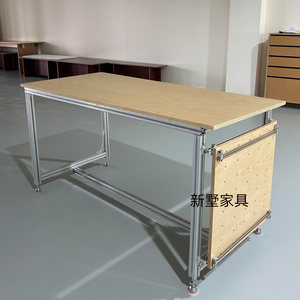 
Aluminum profile desk designer creative workbench operating table company employee workstation table staff training table