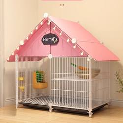 Rabbit Cage Indoor Special House Household Large Size with Toilet Guinea Pig Guinea Pig Cage Pet Supplies House