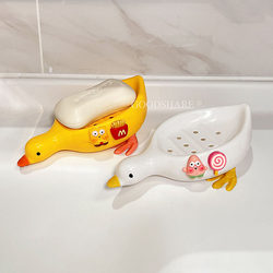 Soap box creative cute cartoon duck for home use
