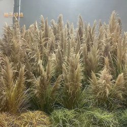 Simulated reeds, pampas grass, fake green plants, floor-standing ornaments, artificial plants, simulated reeds, flowers and green plants for landscaping