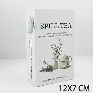 
Spill Tea Oracle Card12X7cm Tiandi Cover English Card Game