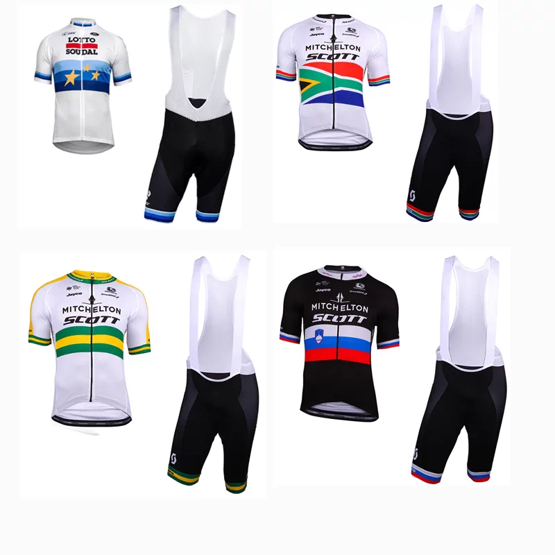 MITCHELTON SCOTT ウエア（2018热销scott爆款男女短袖背带骑行服套装速 