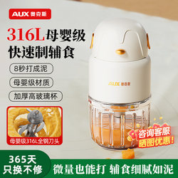 Oaks Baby Food Processor, Baby Cooking and Mixing Tool, Small Multi-Functional Grinding and Crushing Machine for Rice Cereal and Liquid Food