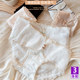 Chinese style women's ice silk panties sexy royal sister pure lust style new style lace mid-waist triangle shorts for girls
