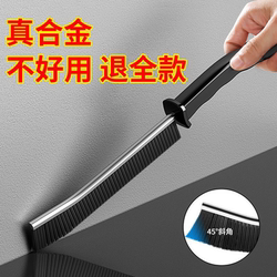 Multifunctional Bathroom Crevice Cleaning Brush, Hard Bristle Brush for Bathroom Door and Window Gaps, Long Handle, Long Strip, Household Narrow Gap Cleaner
