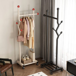 Mobile Clothes Rack, Bedroom Floor-Standing Coat Rack, Room Bedside Clothes Storage Rack, 2025 New Model