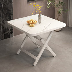 Foldable Table, Dining Table for Home Use, Small Apartment, No Installation Required, Simple Dining Table, Portable Stall Table, New Small Square Table
